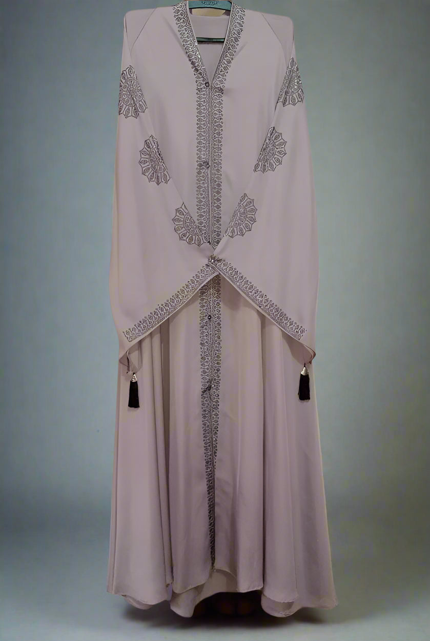 Luxury Nida Fabric Abaya (Heavy Work)
