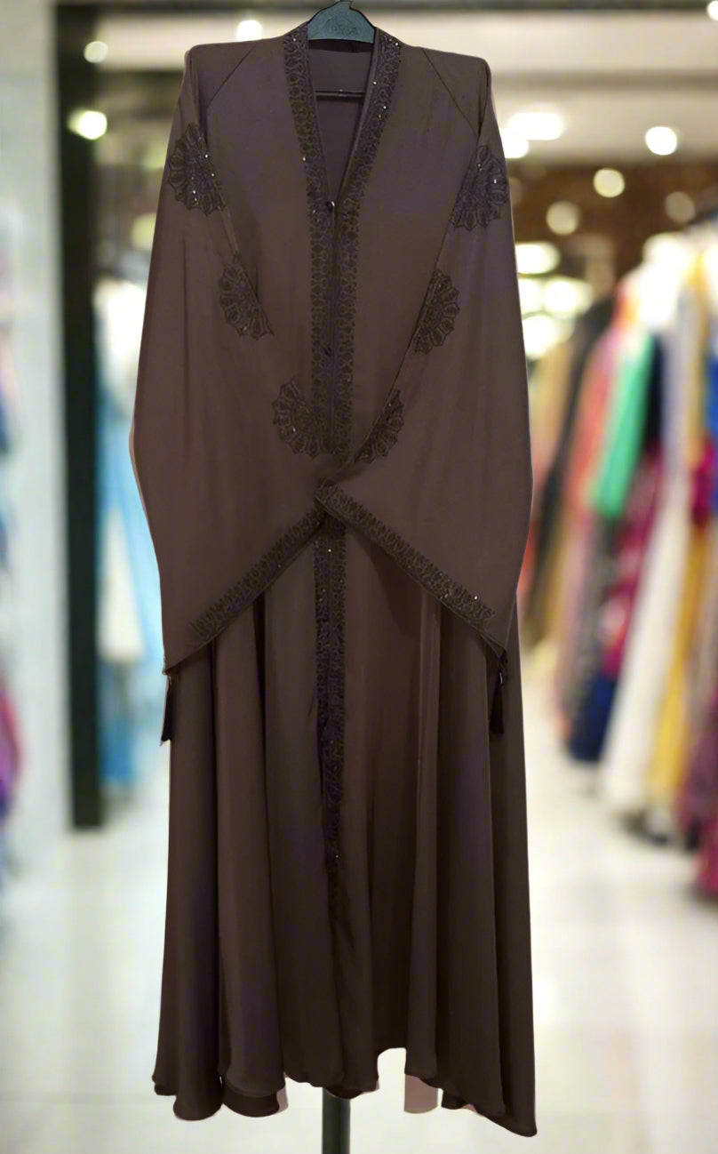 Luxury Nida Fabric Abaya (Heavy Work)