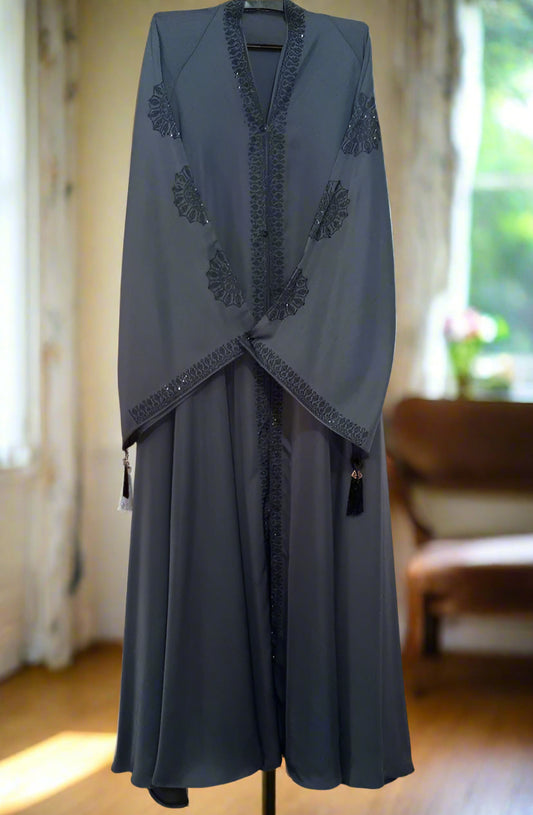 Luxury Nida Fabric Abaya (Heavy Work)