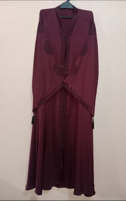 Luxury Nida Fabric Abaya (Heavy Work)
