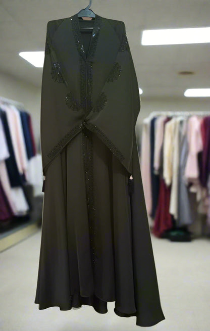 Luxury Nida Fabric Abaya (Heavy Work)